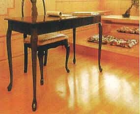 bamboo floor decorate effect